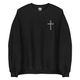 Embroidered Christian Cross Faith Sweatshirt Unisex